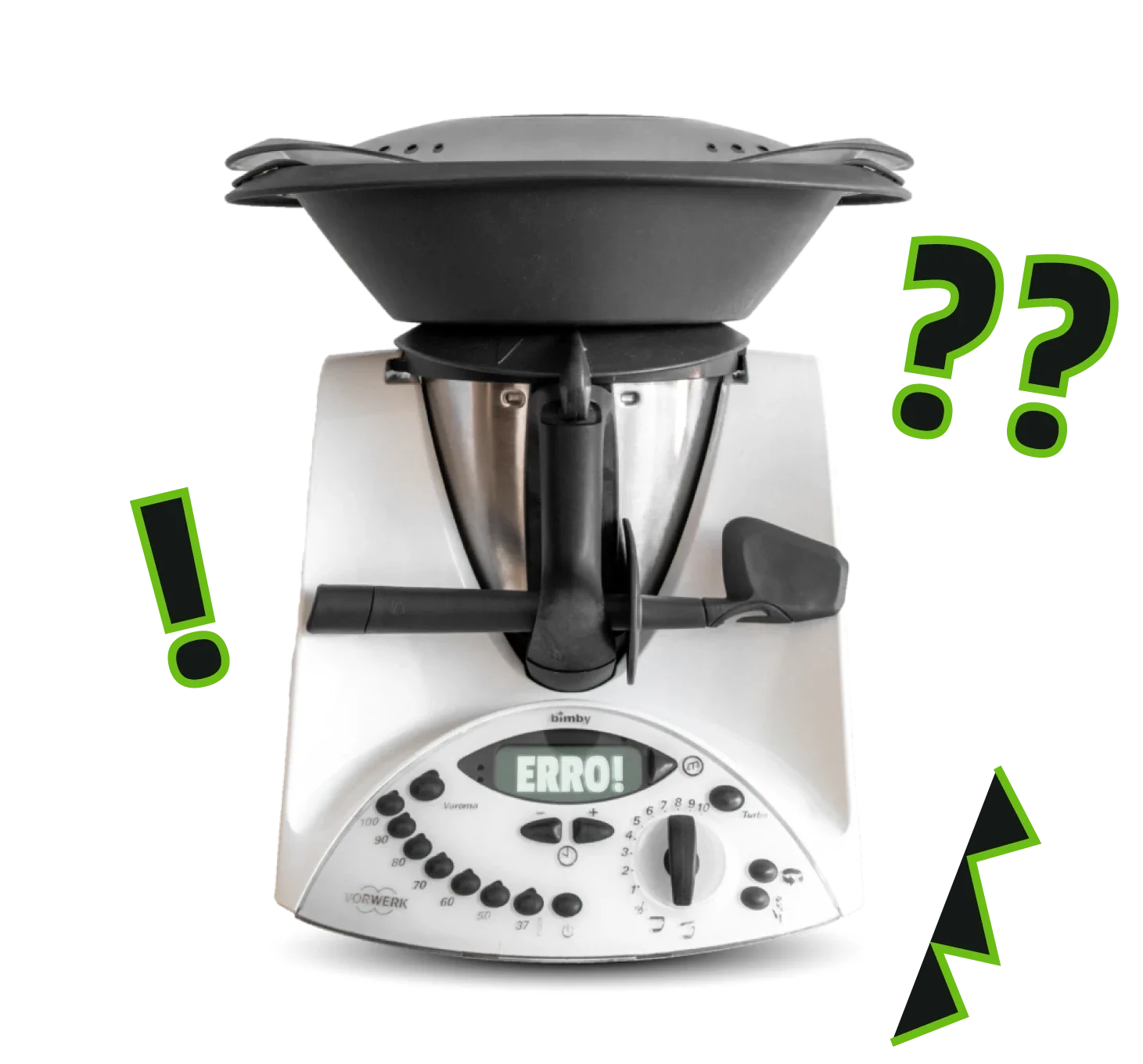 Robot de cozinha com avaria